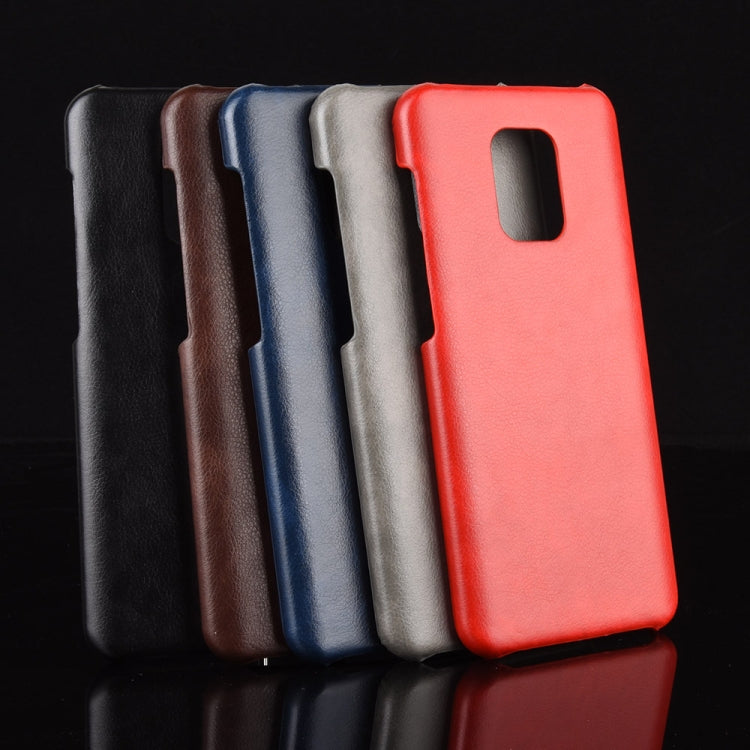 For Xiaomi Redmi Note 9 Pro/Note 9s/Note 9 Pro max Shockproof Litchi Texture PC + PU Case