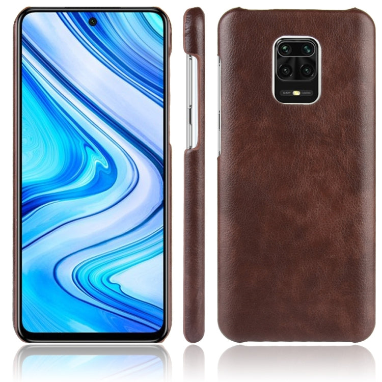 For Xiaomi Redmi Note 9 Pro/Note 9s/Note 9 Pro max Shockproof Litchi Texture PC + PU Case