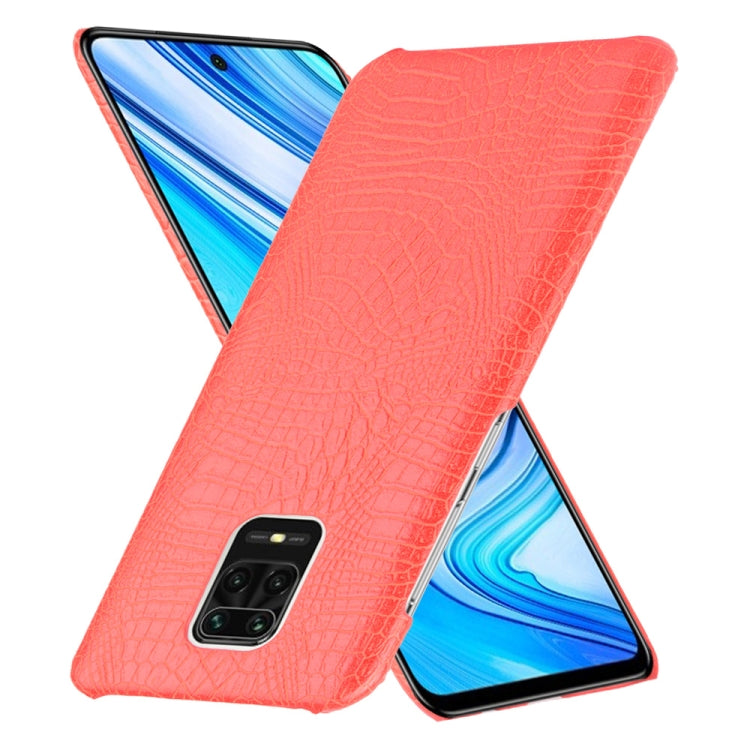 For Xiaomi Redmi Note 9 Pro/Note 9s/Note 9 Pro max Shockproof Crocodile Texture PC + PU Case