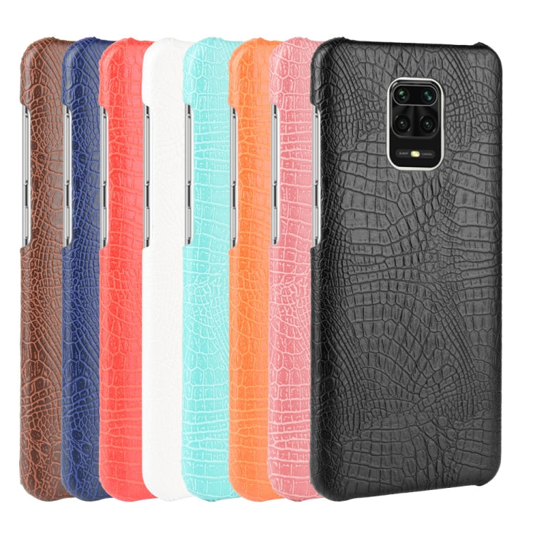 For Xiaomi Redmi Note 9 Pro/Note 9s/Note 9 Pro max Shockproof Crocodile Texture PC + PU Case