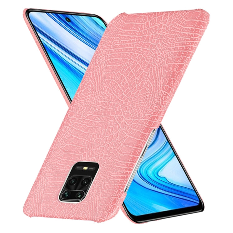 For Xiaomi Redmi Note 9 Pro/Note 9s/Note 9 Pro max Shockproof Crocodile Texture PC + PU Case