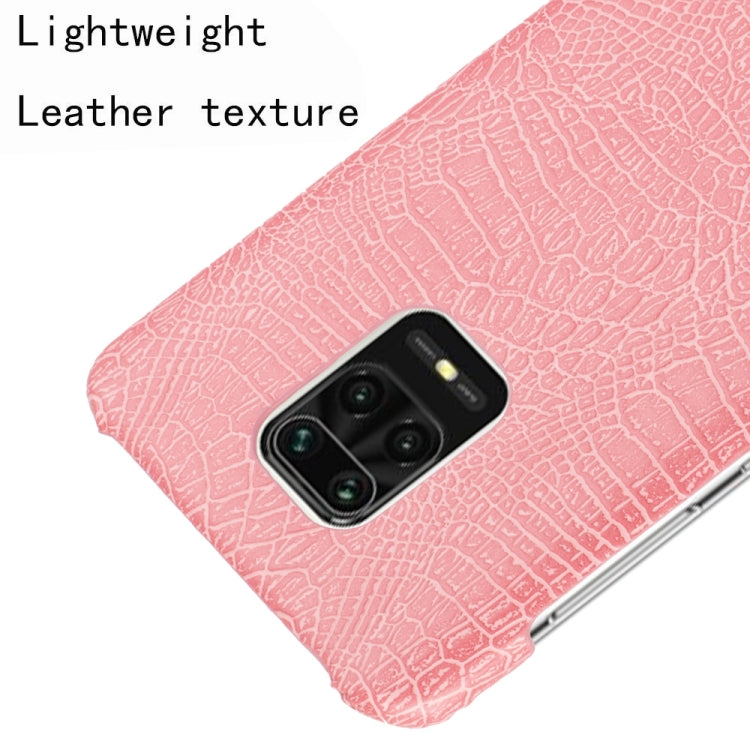 For Xiaomi Redmi Note 9 Pro/Note 9s/Note 9 Pro max Shockproof Crocodile Texture PC + PU Case