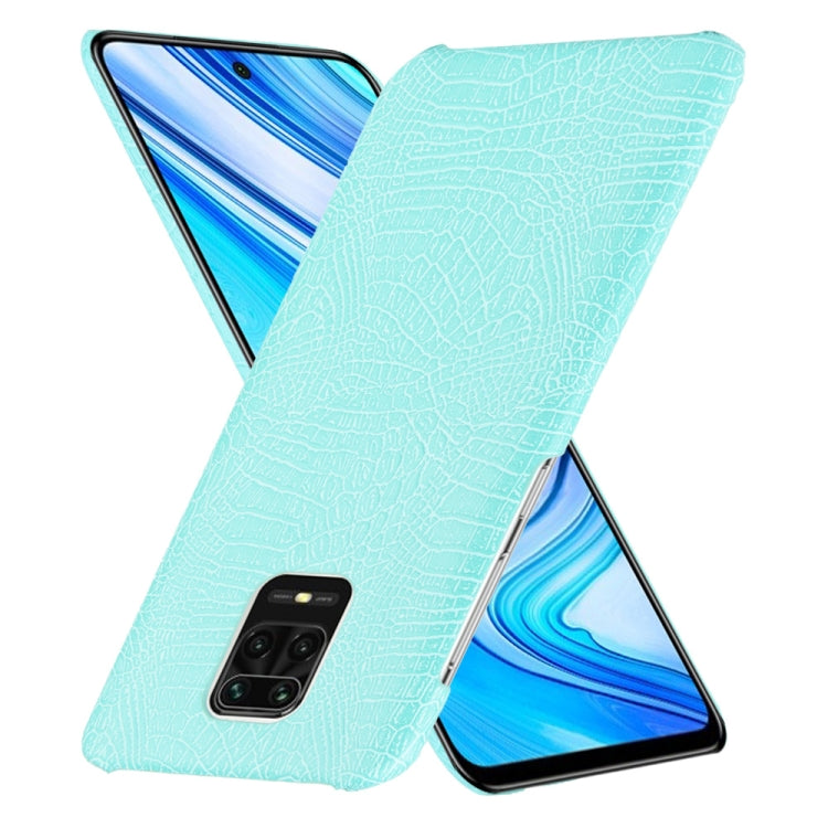 For Xiaomi Redmi Note 9 Pro/Note 9s/Note 9 Pro max Shockproof Crocodile Texture PC + PU Case