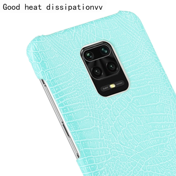 For Xiaomi Redmi Note 9 Pro/Note 9s/Note 9 Pro max Shockproof Crocodile Texture PC + PU Case