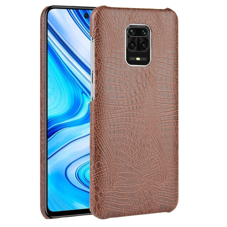 For Xiaomi Redmi Note 9 Pro/Note 9s/Note 9 Pro max Shockproof Crocodile Texture PC + PU Case