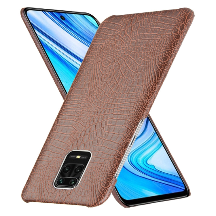 For Xiaomi Redmi Note 9 Pro/Note 9s/Note 9 Pro max Shockproof Crocodile Texture PC + PU Case