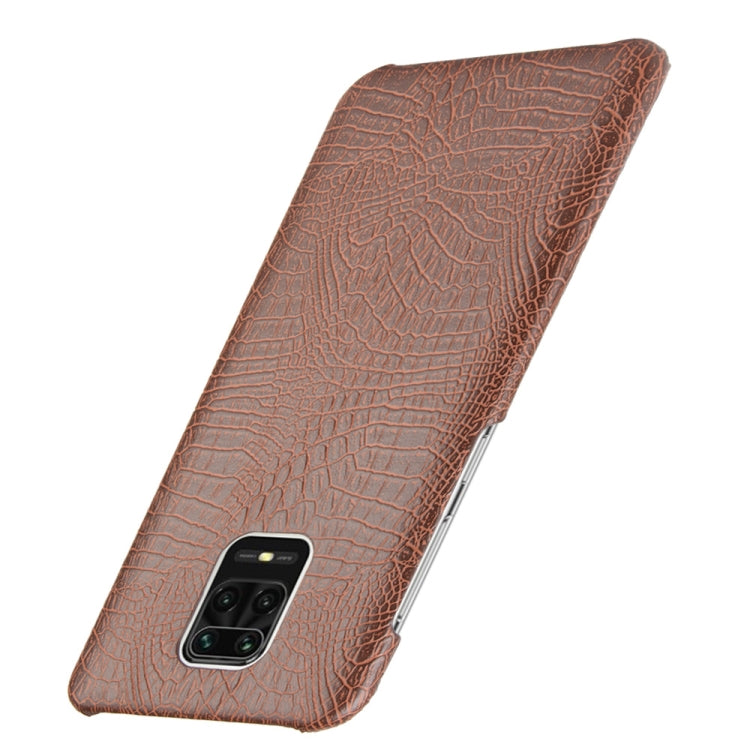 For Xiaomi Redmi Note 9 Pro/Note 9s/Note 9 Pro max Shockproof Crocodile Texture PC + PU Case