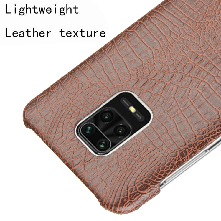 For Xiaomi Redmi Note 9 Pro/Note 9s/Note 9 Pro max Shockproof Crocodile Texture PC + PU Case