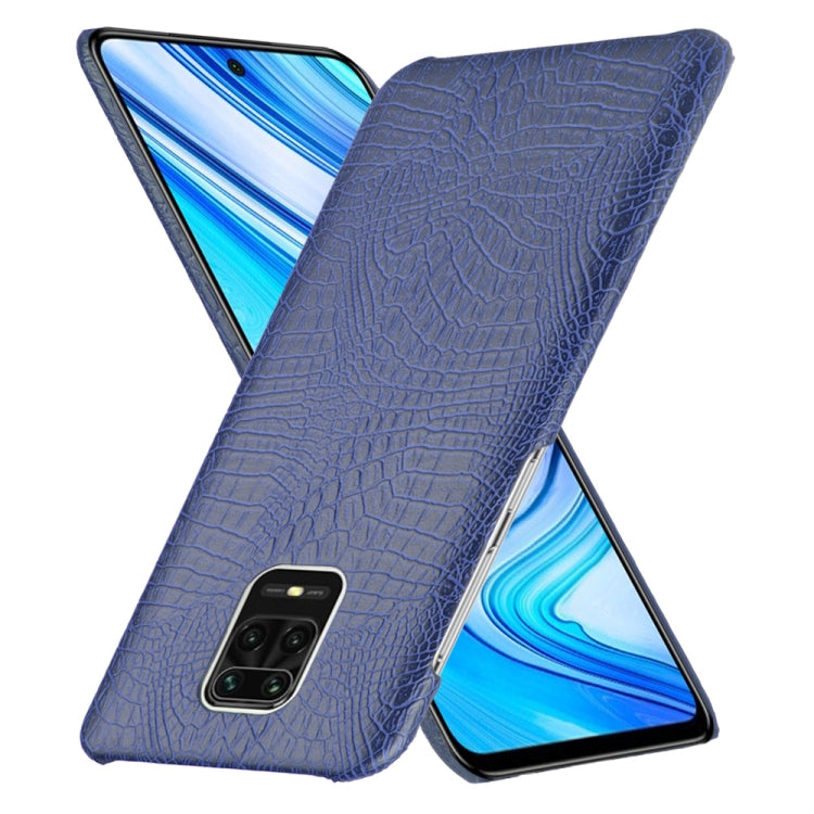 For Xiaomi Redmi Note 9 Pro/Note 9s/Note 9 Pro max Shockproof Crocodile Texture PC + PU Case