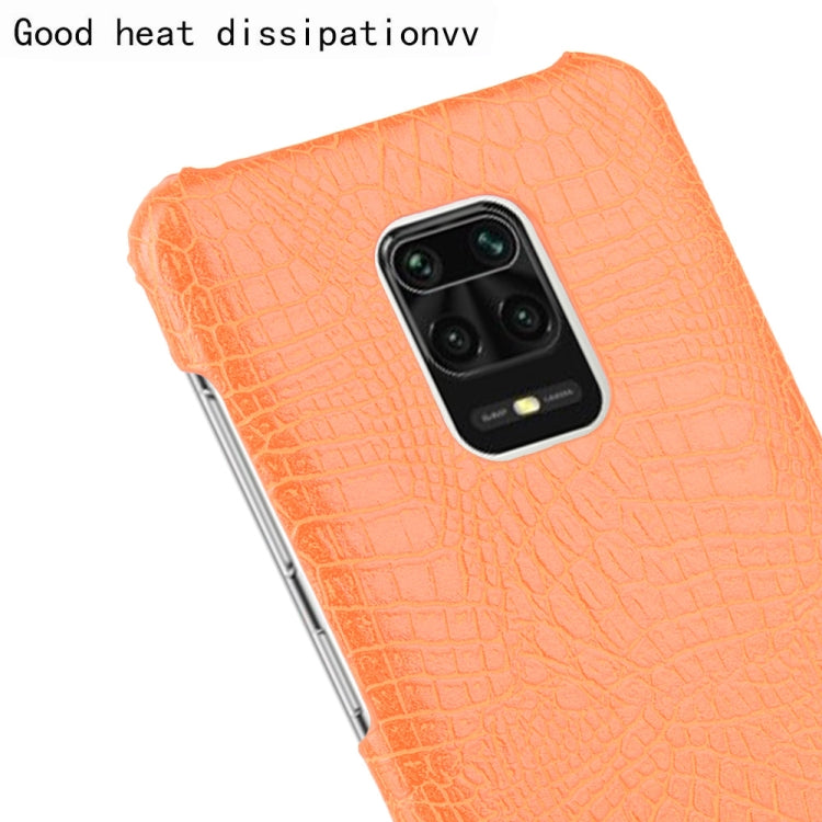For Xiaomi Redmi Note 9 Pro/Note 9s/Note 9 Pro max Shockproof Crocodile Texture PC + PU Case