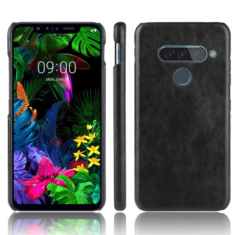 For LG G8S ThinQ Shockproof Litchi Texture PC + PU Case