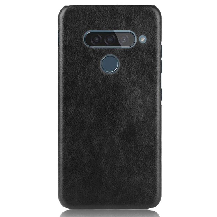 For LG G8S ThinQ Shockproof Litchi Texture PC + PU Case