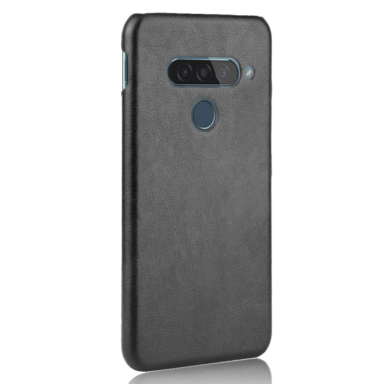 For LG G8S ThinQ Shockproof Litchi Texture PC + PU Case