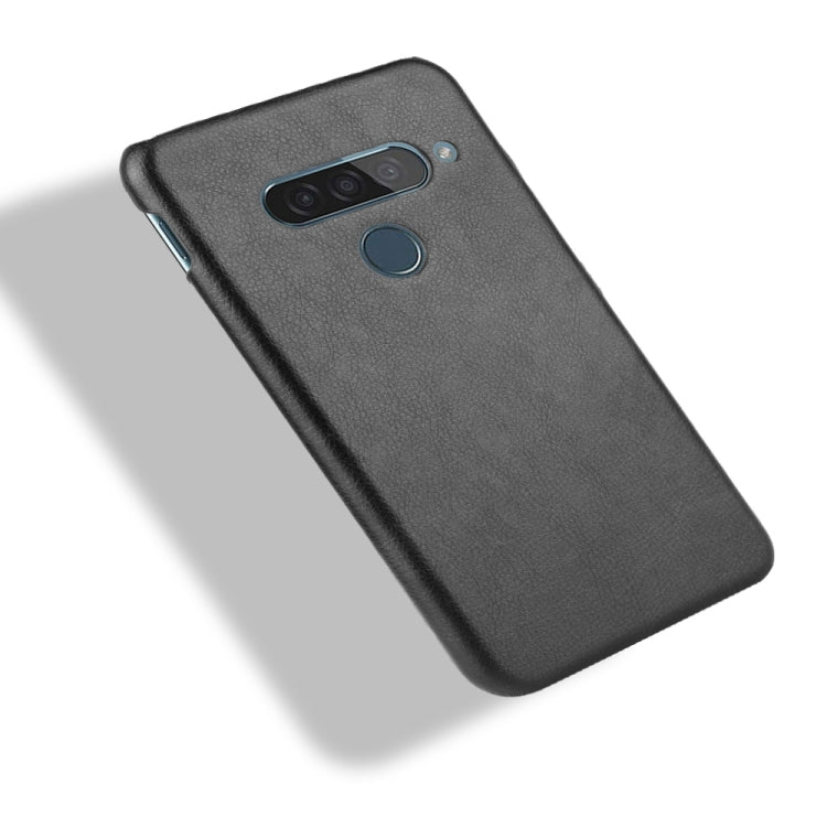 For LG G8S ThinQ Shockproof Litchi Texture PC + PU Case
