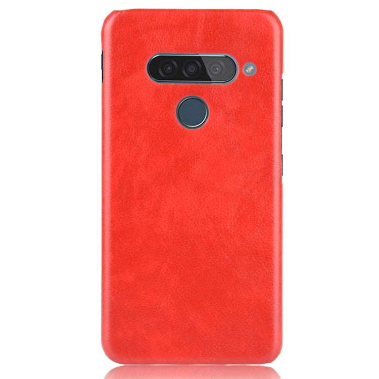 For LG G8S ThinQ Shockproof Litchi Texture PC + PU Case