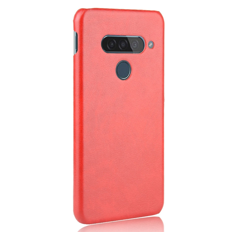 For LG G8S ThinQ Shockproof Litchi Texture PC + PU Case