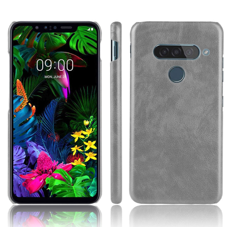 For LG G8S ThinQ Shockproof Litchi Texture PC + PU Case
