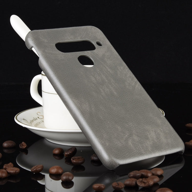 For LG G8S ThinQ Shockproof Litchi Texture PC + PU Case