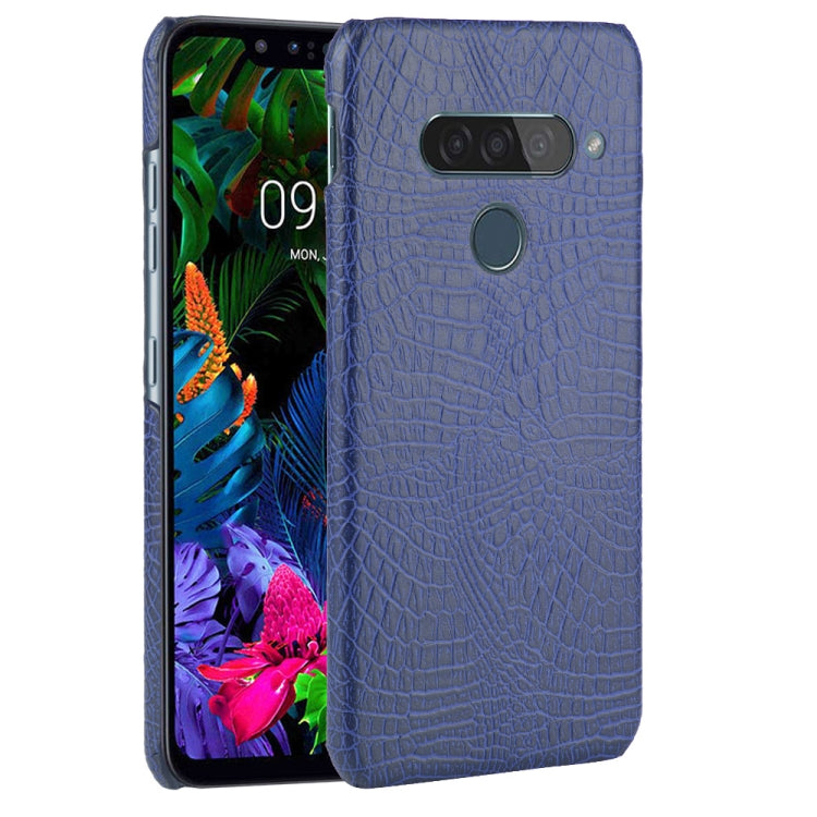 For LG G8S ThinQ Shockproof Crocodile Texture PC + PU Case