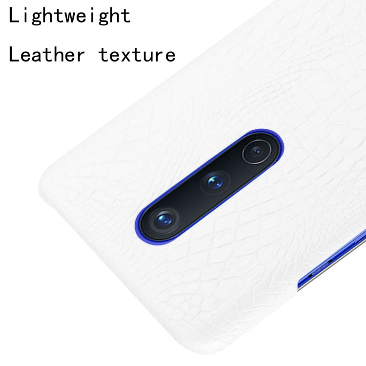 For OnePlus 8 Shockproof Crocodile Texture PC + PU Case