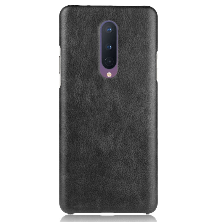 For OnePlus 8 Shockproof Litchi Texture PC + PU Case