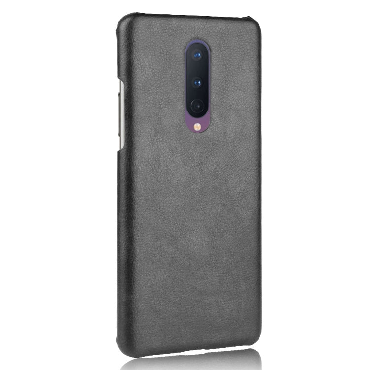 For OnePlus 8 Shockproof Litchi Texture PC + PU Case