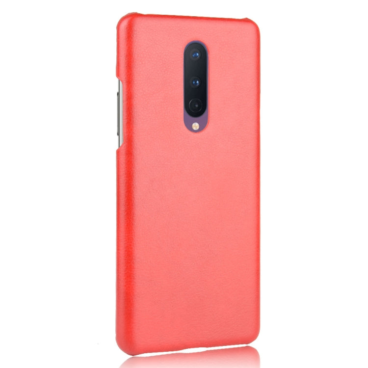For OnePlus 8 Shockproof Litchi Texture PC + PU Case