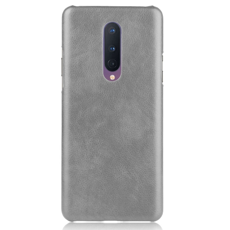 For OnePlus 8 Shockproof Litchi Texture PC + PU Case