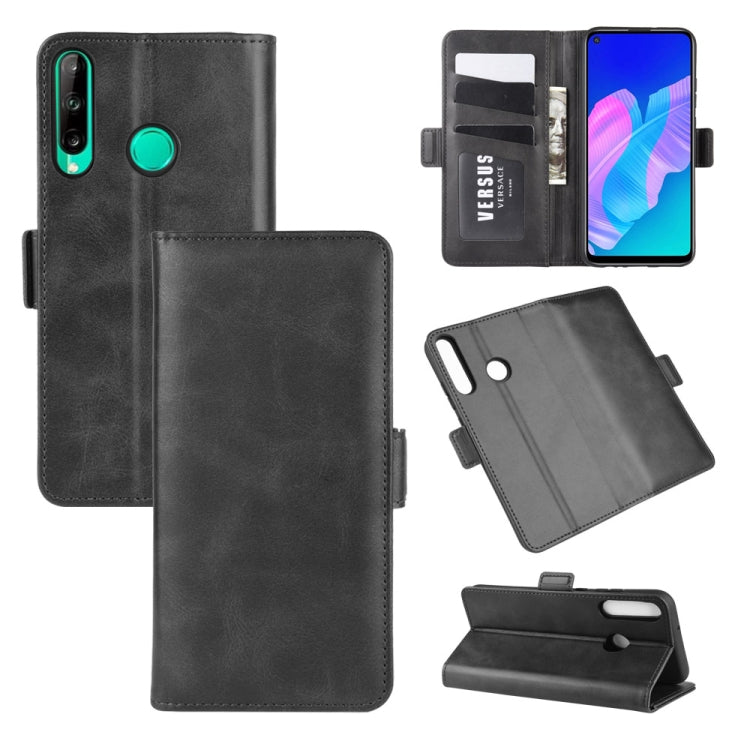 For Huawei P40 Lite E / Y7P Dual-side Magnetic Buckle Horizontal Flip Leather Case with Holder & Card Slots & Wallet