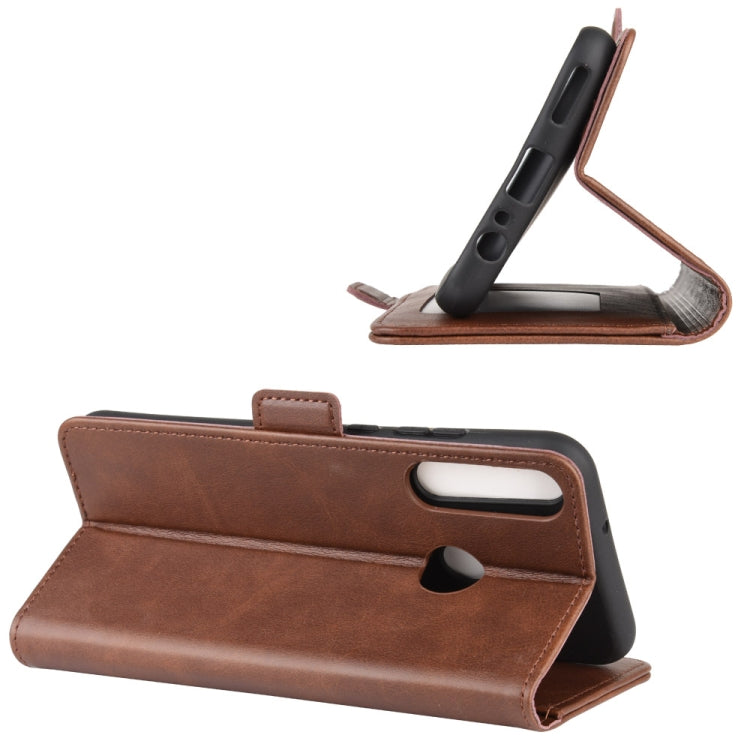 For Huawei P40 Lite E / Y7P Dual-side Magnetic Buckle Horizontal Flip Leather Case with Holder & Card Slots & Wallet