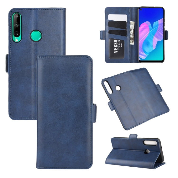 For Huawei P40 Lite E / Y7P Dual-side Magnetic Buckle Horizontal Flip Leather Case with Holder & Card Slots & Wallet