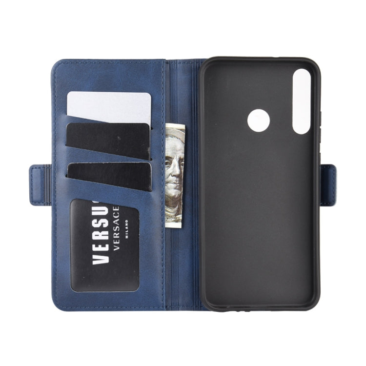 For Huawei P40 Lite E / Y7P Dual-side Magnetic Buckle Horizontal Flip Leather Case with Holder & Card Slots & Wallet