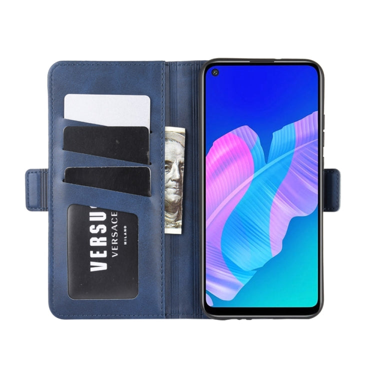 For Huawei P40 Lite E / Y7P Dual-side Magnetic Buckle Horizontal Flip Leather Case with Holder & Card Slots & Wallet