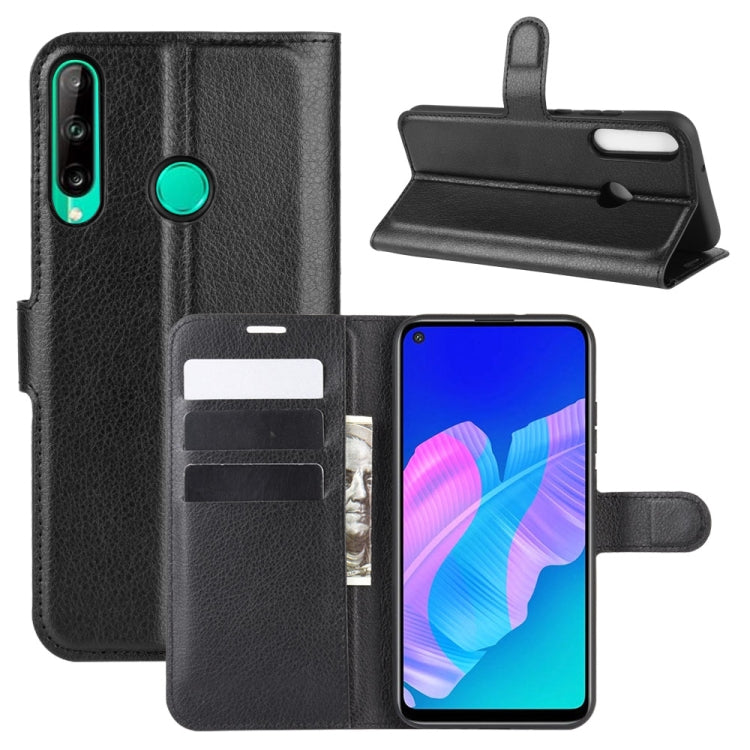 For Huawei P40 Lite E / Y7P Litchi Texture Horizontal Flip Protective Case with Holder & Card Slots & Wallet