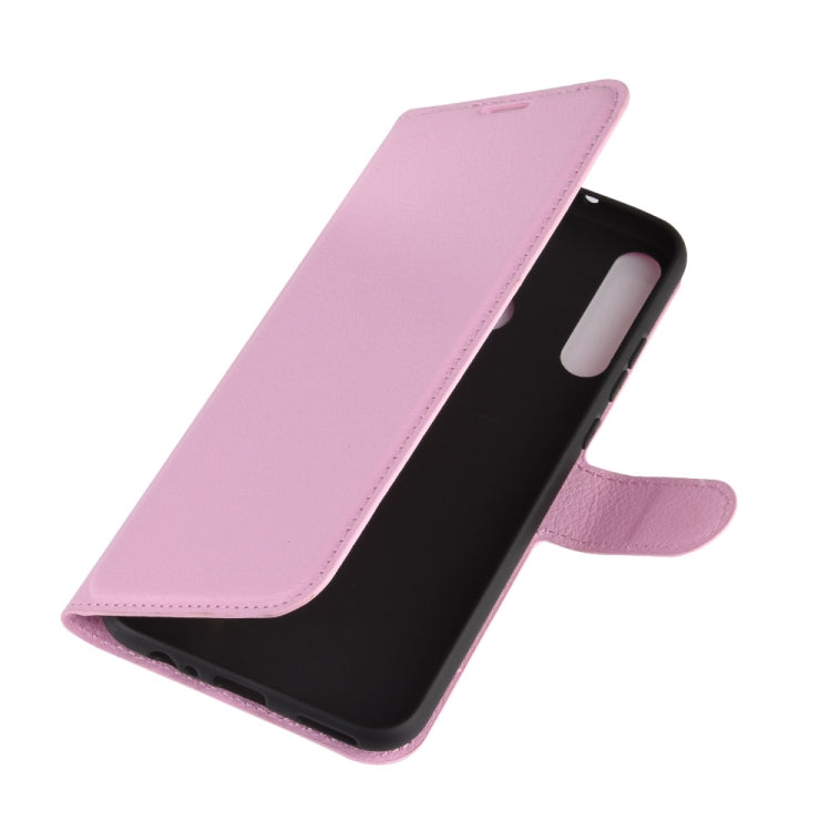 For Huawei P40 Lite E / Y7P Litchi Texture Horizontal Flip Protective Case with Holder & Card Slots & Wallet