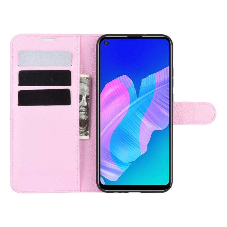 For Huawei P40 Lite E / Y7P Litchi Texture Horizontal Flip Protective Case with Holder & Card Slots & Wallet