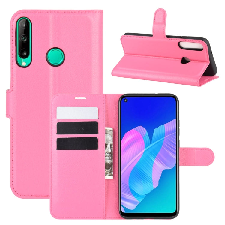 For Huawei P40 Lite E / Y7P Litchi Texture Horizontal Flip Protective Case with Holder & Card Slots & Wallet