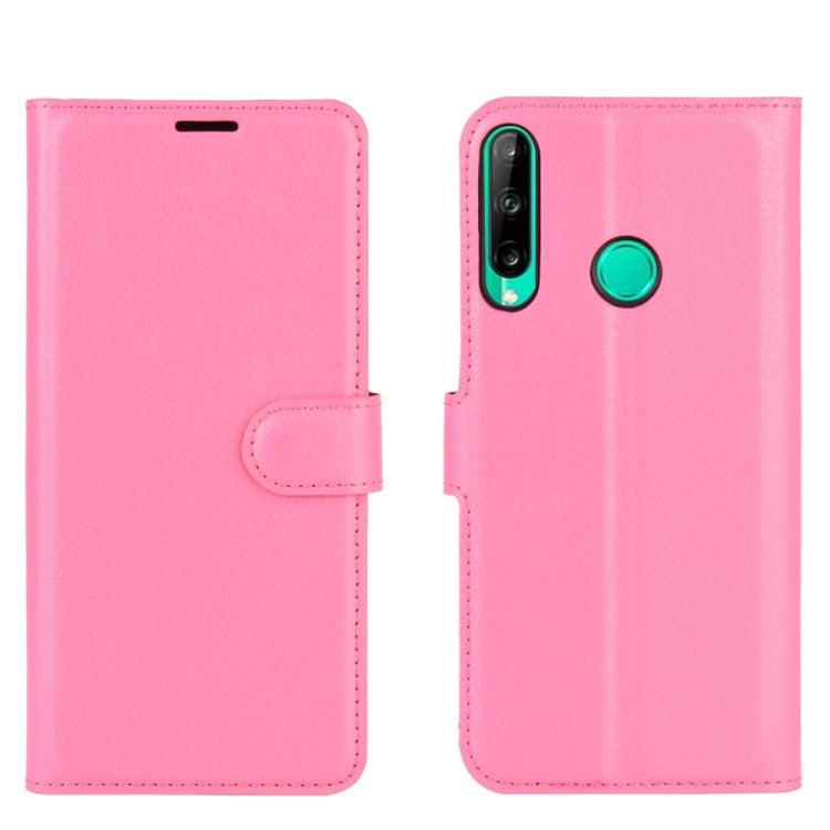 For Huawei P40 Lite E / Y7P Litchi Texture Horizontal Flip Protective Case with Holder & Card Slots & Wallet