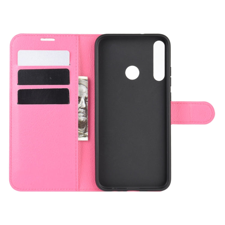 For Huawei P40 Lite E / Y7P Litchi Texture Horizontal Flip Protective Case with Holder & Card Slots & Wallet