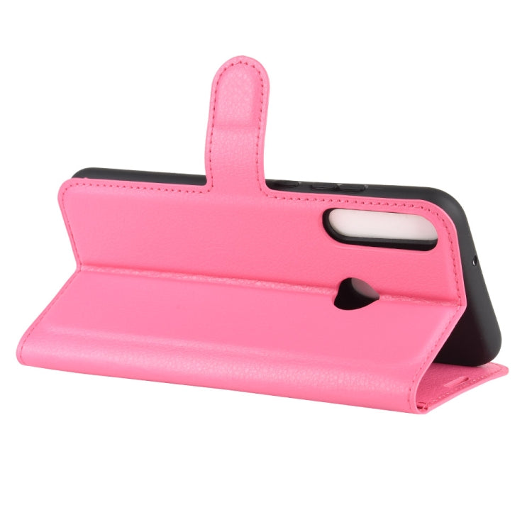 For Huawei P40 Lite E / Y7P Litchi Texture Horizontal Flip Protective Case with Holder & Card Slots & Wallet