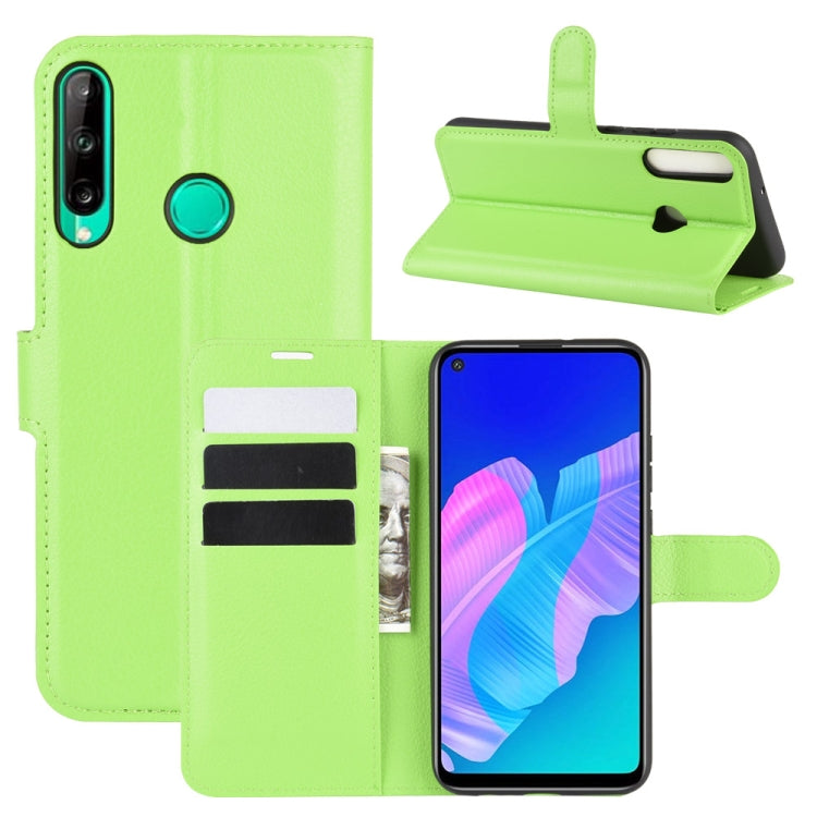 For Huawei P40 Lite E / Y7P Litchi Texture Horizontal Flip Protective Case with Holder & Card Slots & Wallet