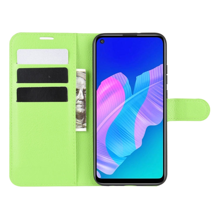 For Huawei P40 Lite E / Y7P Litchi Texture Horizontal Flip Protective Case with Holder & Card Slots & Wallet