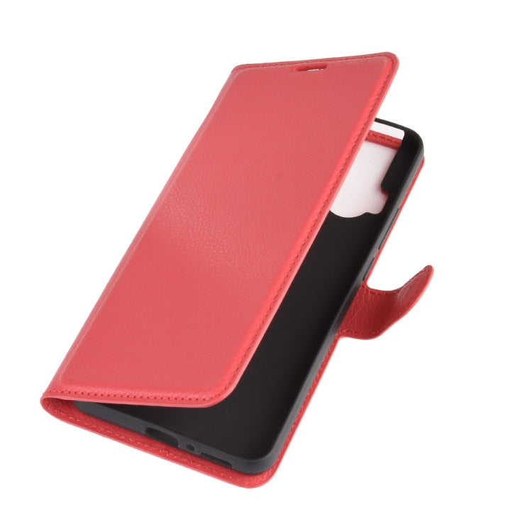 For Motorola One Hyper Litchi Texture Horizontal Flip Protective Case with Holder & Card Slots & Wallet
