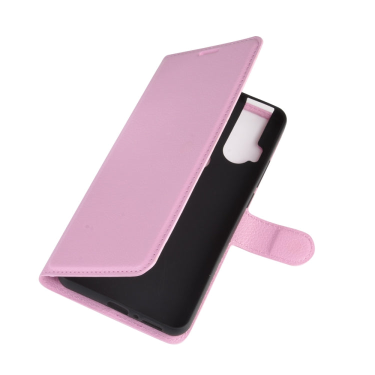 For Motorola One Hyper Litchi Texture Horizontal Flip Protective Case with Holder & Card Slots & Wallet