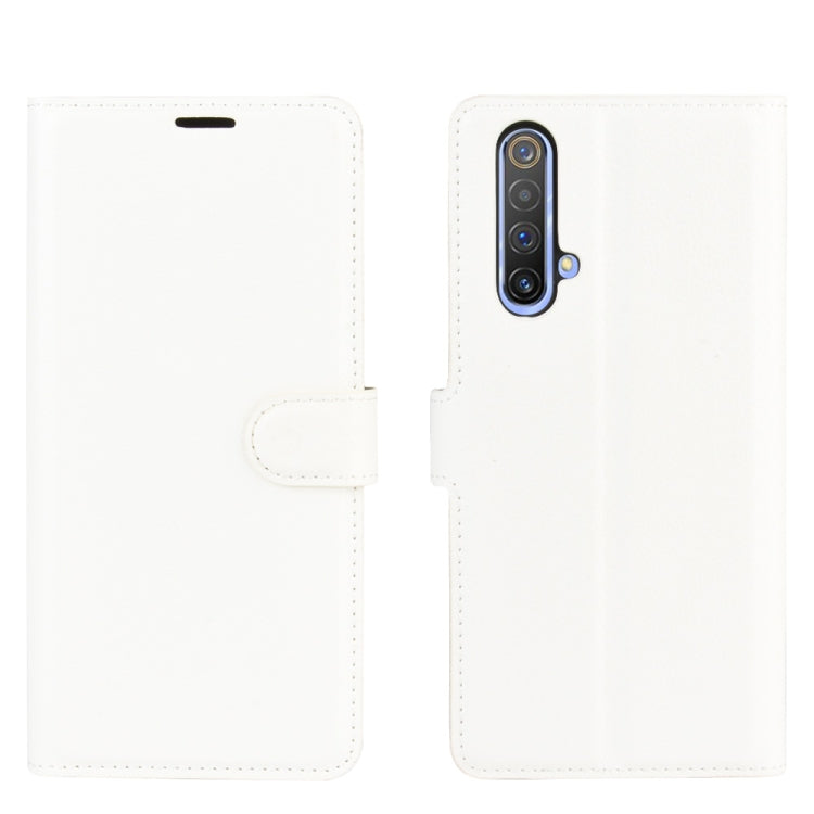 For OPPO Realme X50 5G Litchi Texture Horizontal Flip Protective Case with Holder & Card Slots & Wallet