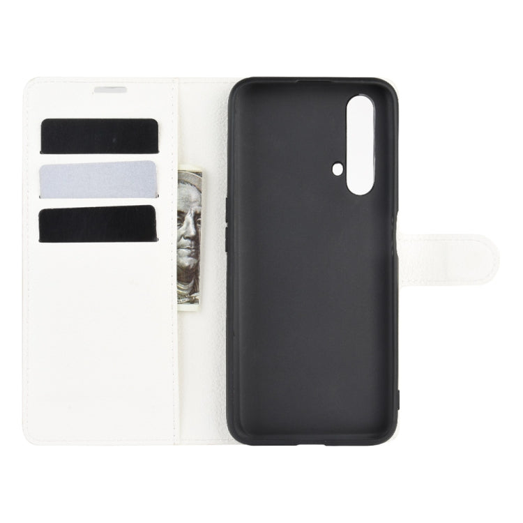 For OPPO Realme X50 5G Litchi Texture Horizontal Flip Protective Case with Holder & Card Slots & Wallet