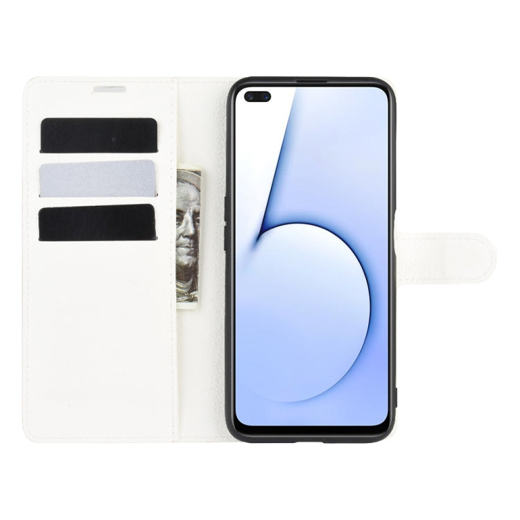For OPPO Realme X50 5G Litchi Texture Horizontal Flip Protective Case with Holder & Card Slots & Wallet
