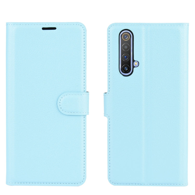 For OPPO Realme X50 5G Litchi Texture Horizontal Flip Protective Case with Holder & Card Slots & Wallet