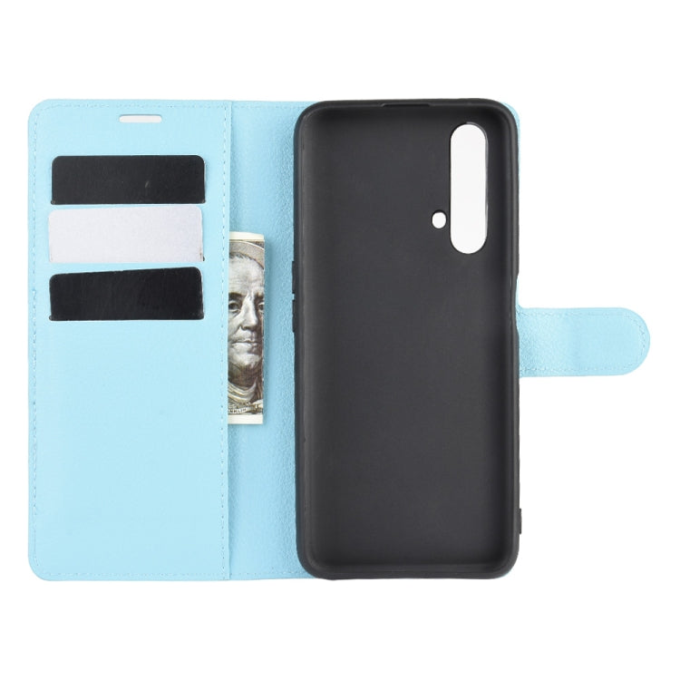 For OPPO Realme X50 5G Litchi Texture Horizontal Flip Protective Case with Holder & Card Slots & Wallet