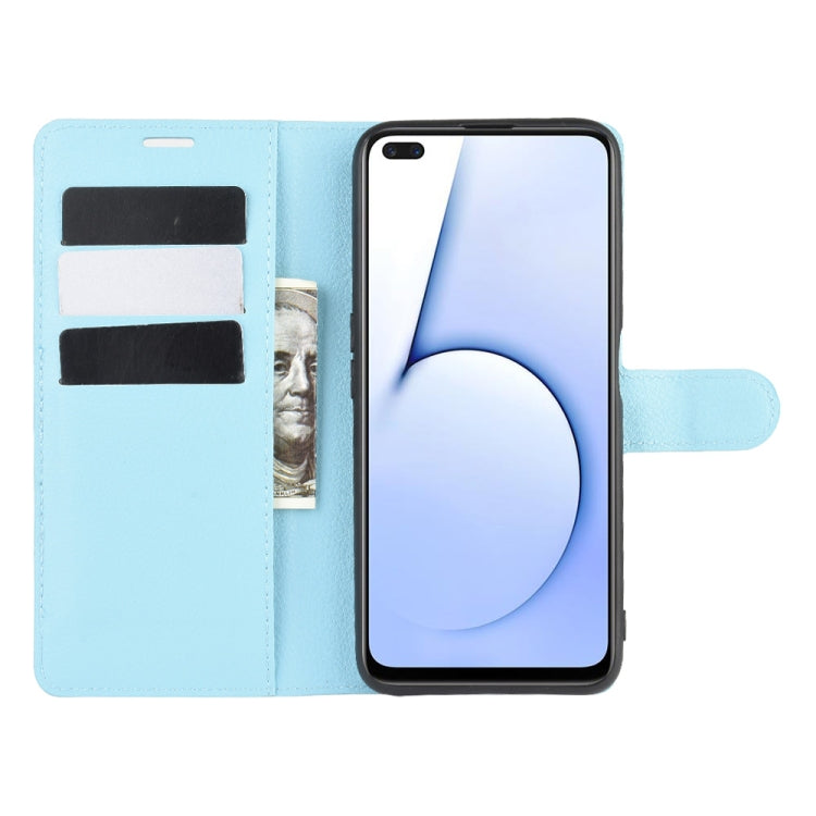For OPPO Realme X50 5G Litchi Texture Horizontal Flip Protective Case with Holder & Card Slots & Wallet